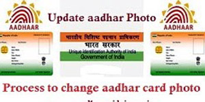 change the photo in aadhaar