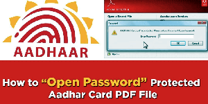 E-Aadhaar password