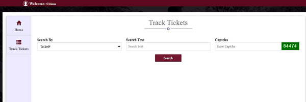 Track Ticket at saralharyana.gov.in