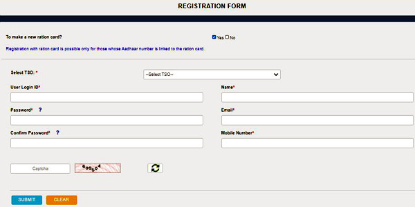 registration form civilsupplieskerala.gov.in