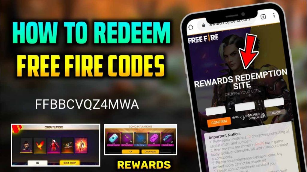 Free Fire Redeem Code Generating & Redeeming Process