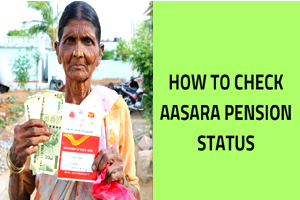 aasara pension status