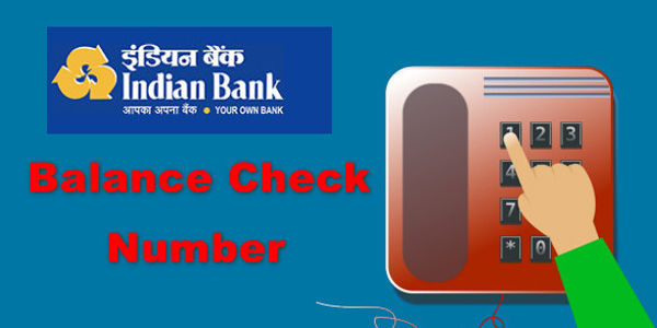 indian bank balance check number