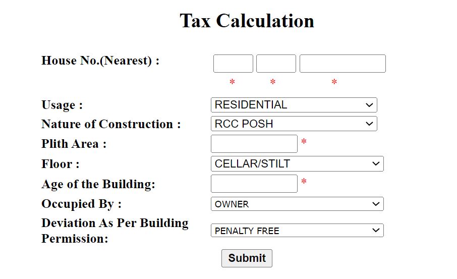Calculate the Property Tax