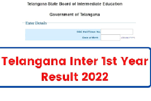 TS inter 1st year result 2022
