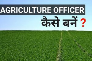 How to become an agriculture officer