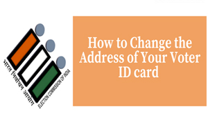 How to change the address in the voter ID