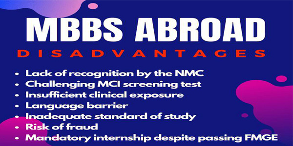 Disadvantages of Studying MBBS Abroad