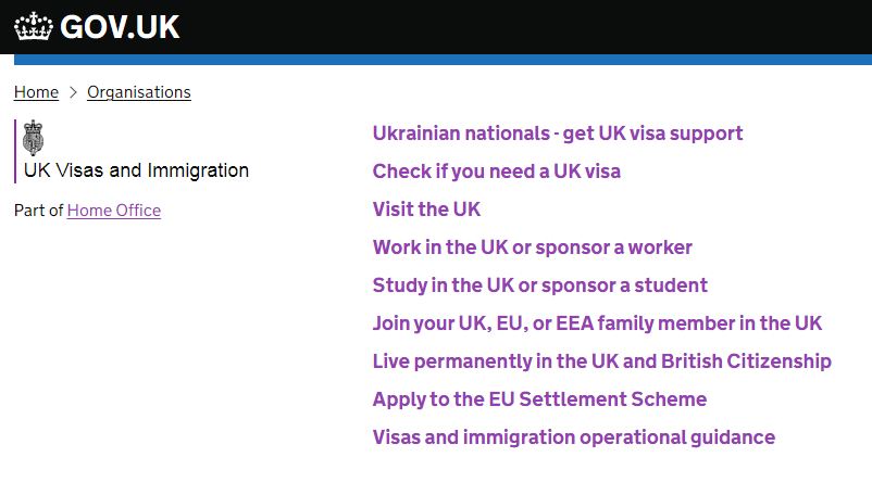 UK Visa Application Status