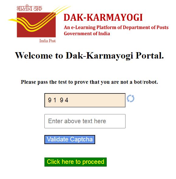 How do I register with Dak Karmayogi