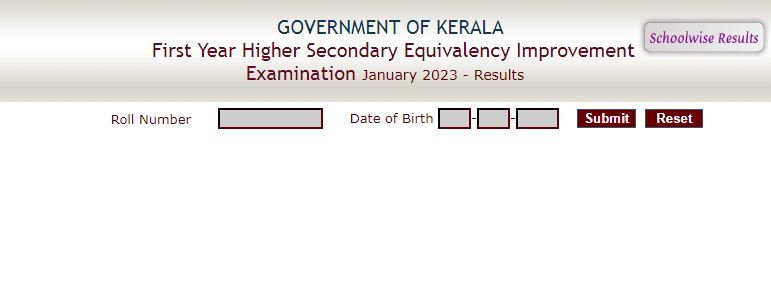 School wise Kerala SSLC Results