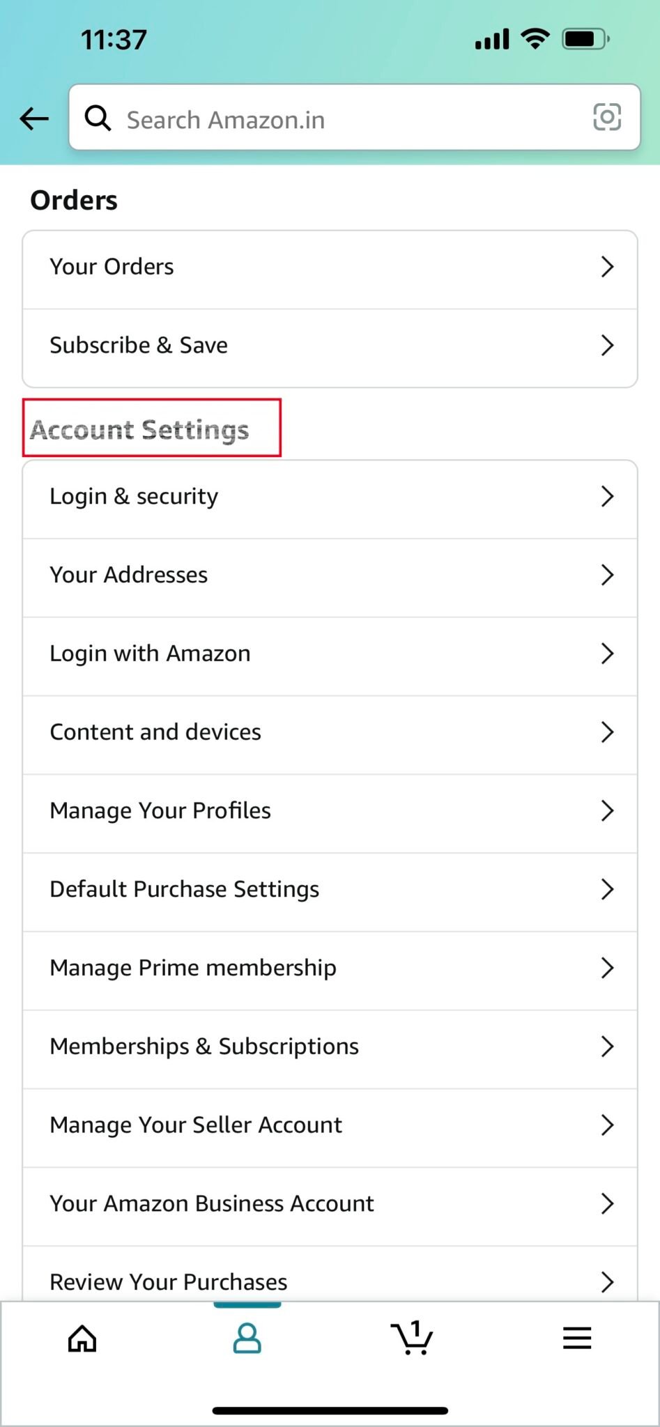 How to change the shipping address on Amazon?