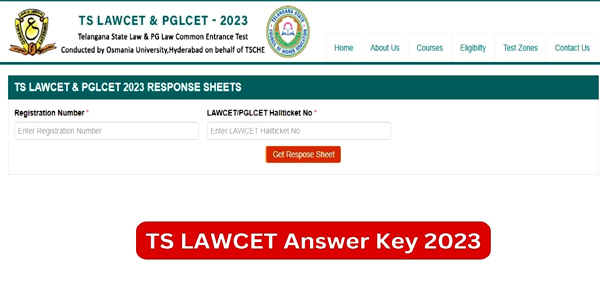 TS LAWCET Results Answer Key